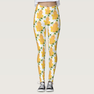 Niedlicher Kürbiskürbis Cartoon Leggings