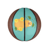 Niedlicher Kürbiskürbis Cartoon Mini Basketball (Vertikal)