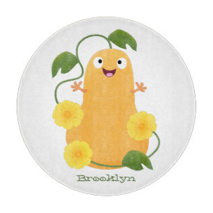 Niedlicher Kürbiskürbis Cartoon Schneidebrett