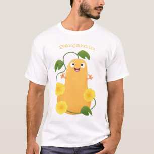 Niedlicher Kürbiskürbis Cartoon T-Shirt