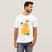 Niedlicher Kürbiskürbis Cartoon T-Shirt (Vorne ganz)