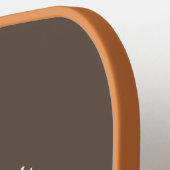 Niedlicher Labradoodle Hund Personalisiert Pickleball Schläger (Linke Seite)