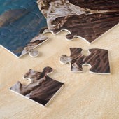 Niedlicher Labrador Hund Schokolade Labrador Retri Puzzle (Seite)