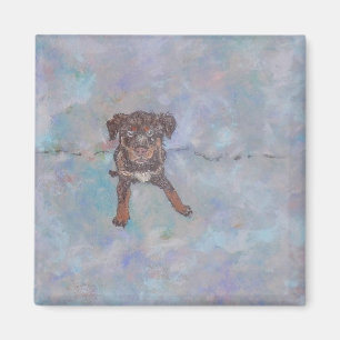 Niedlicher Labrador Mix Magnet