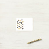 Niedlicher Labrador Retriever Dog Watercolor Post-it Klebezettel (Auf Schreibtisch)