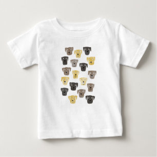 Niedlicher Labrador Retriever Hund Baby T-shirt