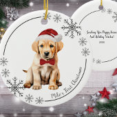 Niedlicher Labrador Retriever Keramik Ornament