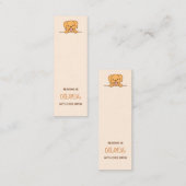 Niedlicher Labrador Retriever Lesezeichen Zitat Mini Visitenkarte (Vorne/Hinten)