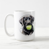 Niedlicher Labrador Retriever Puppy Dog Kaffeetasse (Links)