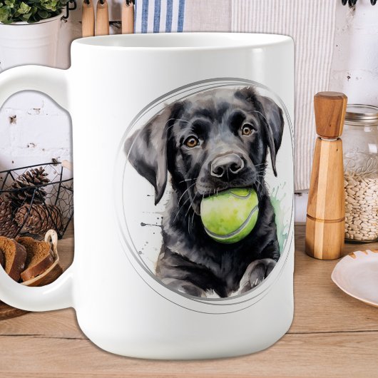 Niedlicher Labrador Retriever Puppy Dog Kaffeetasse