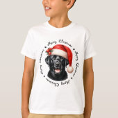 Niedlicher Labrador Retriever Weihdog Familie Weih T-Shirt (Vorderseite)