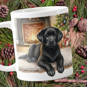 Niedlicher Labrador Retriever Weihnachtsferien Wel Jumbo-Tasse