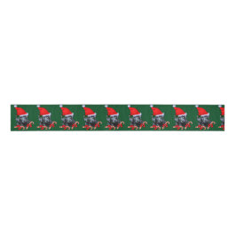 Niedlicher Labrador Retriever Welpenweihnachtsfest Ripsband