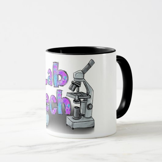 Niedlicher Labrador Tech Tasse (VorderseiteRechts)