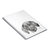 Niedlicher Labrador-WelpeSketchbook Notizblock (Rechte Seite)
