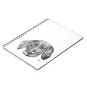 Niedlicher Labrador-WelpeSketchbook Notizblock (Linke Seite)