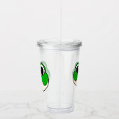Niedlicher Lächelfrosch Acryltrinkbecher (Rechts)