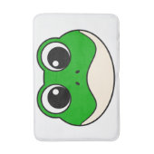 Niedlicher Lächelfrosch Badematte (Vorderseite Vertikal)
