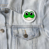 Niedlicher Lächelfrosch Button (Beispiel)