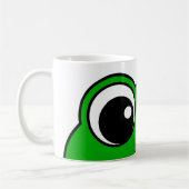 Niedlicher Lächelfrosch Kaffeetasse (Links)