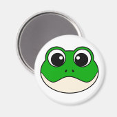 Niedlicher Lächelfrosch Magnet (Vorderseite/Rückseite)