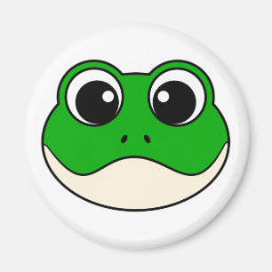 Niedlicher Lächelfrosch Magnet