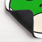 Niedlicher Lächelfrosch Mousepad (Ecke)