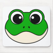 Niedlicher Lächelfrosch Mousepad (Vorne)