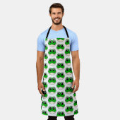 Niedlicher Lächelfrosch Schürze (Getragen)