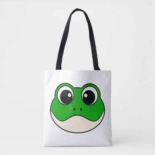 Niedlicher Lächelfrosch Tasche (Vorderseite)