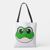 Niedlicher Lächelfrosch Tasche (Rückseite)