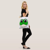 Niedlicher Lächelfrosch Tasche (Am Model)