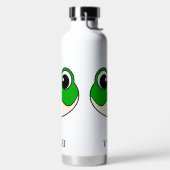 Niedlicher Lächelfrosch Trinkflasche (links)