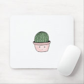 Niedlicher lächelnder Kaktus Mousepad (Mit Mouse)