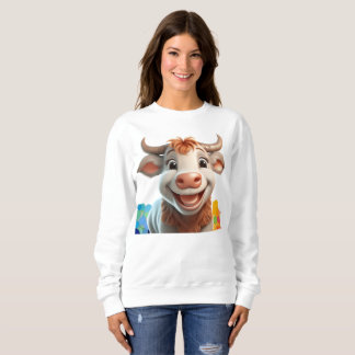 Niedlicher Lächelstier Sweatshirt