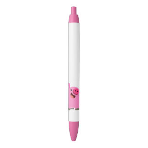 Niedlicher lachender Cartoon-Schwein-Stift Kugelschreiber