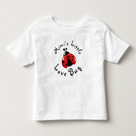 Niedlicher Lady Bug Custom Mimis kleiner Liebe Bug Kleinkind T-shirt (Vorderseite)