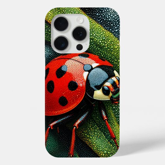 Niedlicher Ladybug Case-Mate iPhone Hülle (Rückseite)