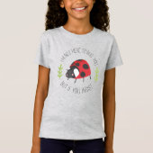 Niedlicher Ladybug Graphic Kids T - Shirt (Vorderseite)