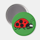 Niedlicher Ladybug Magnet (Vorderseite/Rückseite)