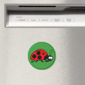 Niedlicher Ladybug Magnet (In Situ (Geschirrspüler))
