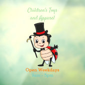 Niedlicher Ladybug mit Top Hut und Krawatte Cartoo Fensteraufkleber (Blatt 3)