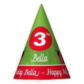 Niedlicher Ladybug-Theme-Party-Hut Partyhütchen (Vorderseite)