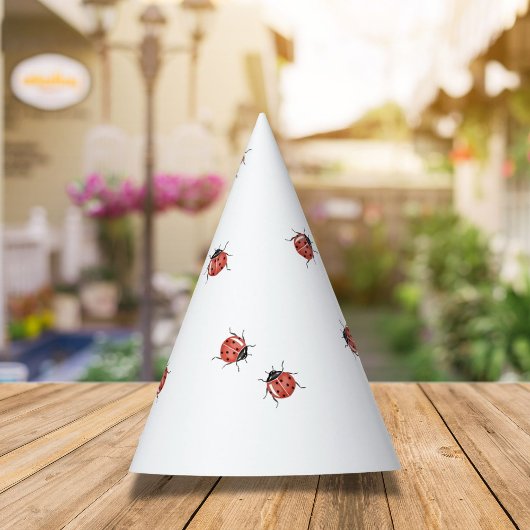 Niedlicher Ladybugs Baby Showhut Party Partyhütchen