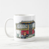 Niedlicher Lagerbewohner-Reise-Anhänger RV Kaffeetasse (Links)