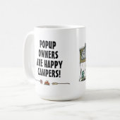 Niedlicher Lagerbewohner-Reise-Anhänger RV Kaffeetasse (Vorderseite Links)
