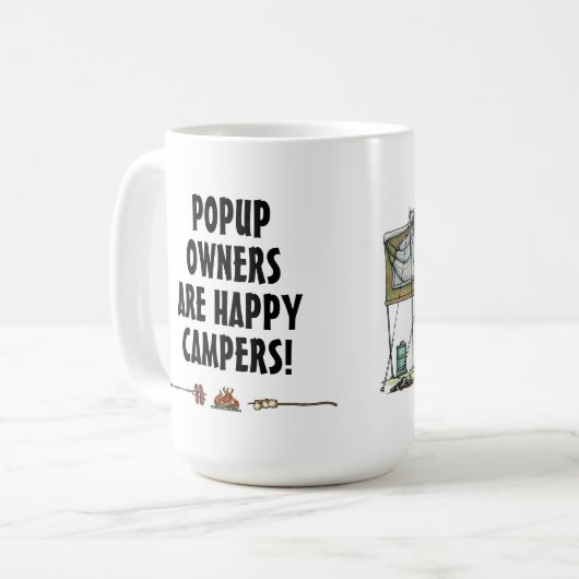 Niedlicher Lagerbewohner-Reise-Anhänger RV Kaffeetasse (Vorderseite Links)