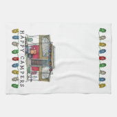 Niedlicher Lagerbewohner-Reise-Anhänger RV Küchentuch (Horizontal)