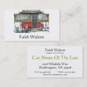 Niedlicher Lagerbewohner-Reise-Anhänger RV Visitenkarte (Vorne/Hinten)