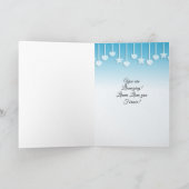 Niedlicher Lamas Funny Valentine's Day Karte (Innenseite)